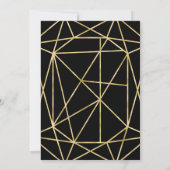 Mortar und Pestle Pharmacy School Grad Party Gold Einladung (Rückseite)