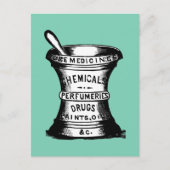 Mortar und Pestle Postkarte (Vorderseite)