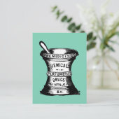 Mortar und Pestle Postkarte (Stehend Vorderseite)