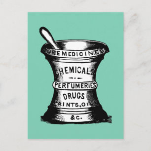 Mortar und Pestle Postkarte