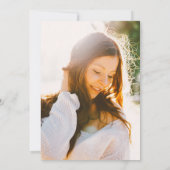 Mortar und Pestle Rx Pharmacy School Grad Foto Einladung (Rückseite)