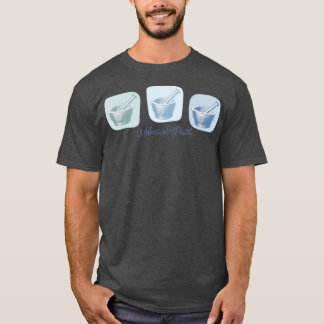 Mortar- und Pestmuster T-Shirt