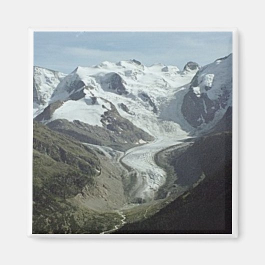 Mortaratch Glacier in der Schweiz Magnet (Vorne)