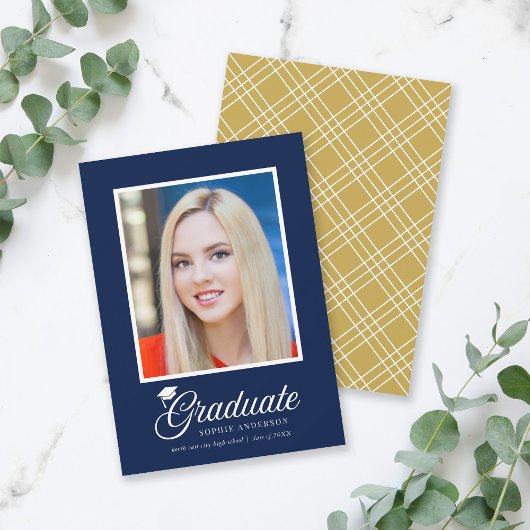 Mortarboard Script Editable Colors Foto Graduate