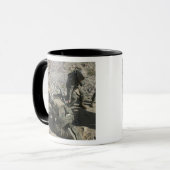 Mortärmen bedecken ihre Ohren und verhüten ihre Au Tasse (Vorderseite Links)