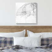 Mortars, die Steine über eine Wand in eine Festung Leinwanddruck (Insitu (Schlafzimmer))