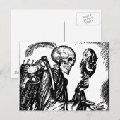 Morte Chama Postkarte (Vorne/Hinten)