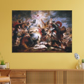 Morte di Decio Mure (Bozzetto) von Peter Paul Rube Leinwanddruck (Insitu (Wohnzimmer))