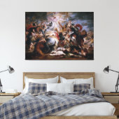 Morte di Decio Mure (Bozzetto) von Peter Paul Rube Leinwanddruck (Insitu (Schlafzimmer))