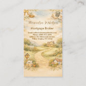 Mortgage Broker Professional Branding Visitenkarte (Rückseite)