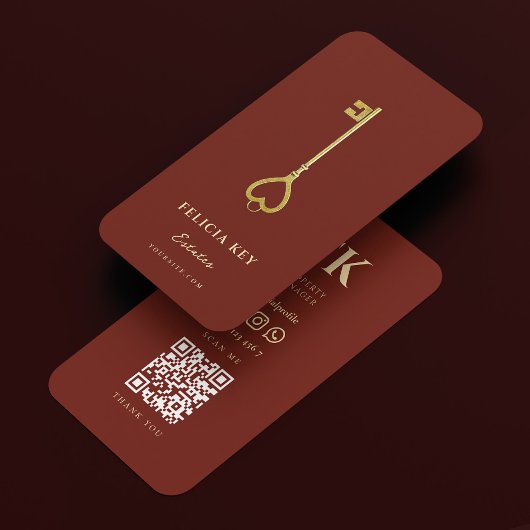 Mortgage Broker Realtor Elegante Visitenkarte