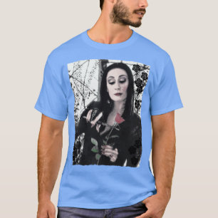 Morticia Addams Horror Familie retro retro lustig T-Shirt