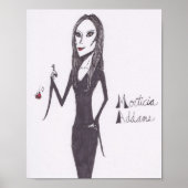 Morticia Addams Poster (Vorne)