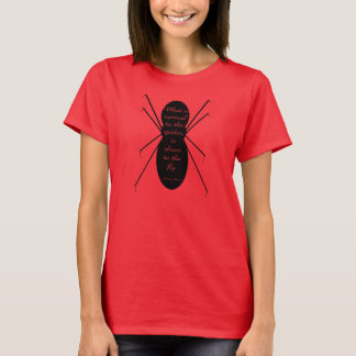 Morticia Addams und die Spinne T-Shirt