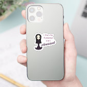 Morticia besessen aufkleber (Telefon)