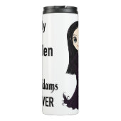 Morticia nicht alle Männer Thermosbecher (Rückseite)