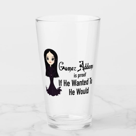 Morticia, wenn er zu Glas Gewollt hat (Vorderseite)