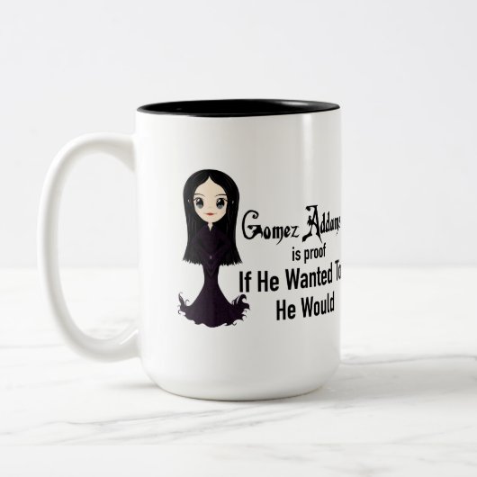 Morticia, wenn er zur Tasse Gewollt hat (Links)