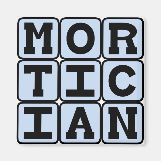 Mortician, Beerdigungsdirektor Magnet (Vorne)