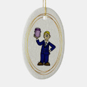 Mortician Holding Urn Weihnachtsschmuck (Rechts)