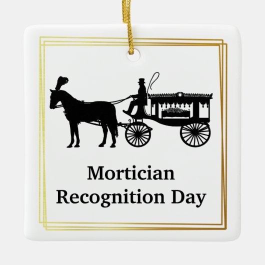 Mortician Recognition Day Ornament (Vorderseite)