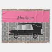 Mortician Woven Blanket Pink Decke (Vorderseite)