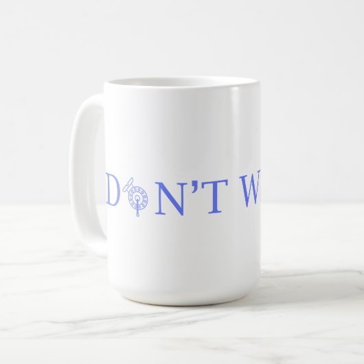 Mortimer & Whitehouse Gone Fishing Don't Wind Tass Kaffeetasse (Vorderseite Links)