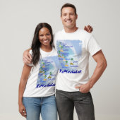 Mortlock Insel-Karte T-Shirt (Unisex)
