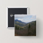 Morton Blick auf die Großen Smoky-Berge Button (Vorne & Hinten)