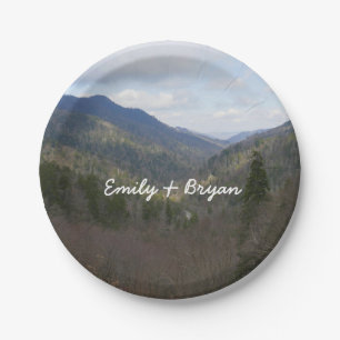 Morton Blick auf die Großen Smoky-Berge Pappteller