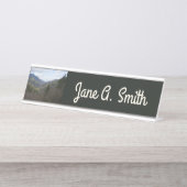 Morton Blick auf die Großen Smoky-Berge Schreibtischnamensplakette (Vorderseite )