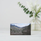 Morton Blick auf die Großen Smoky-Berge Visitenkarte (Stehend Vorderseite)