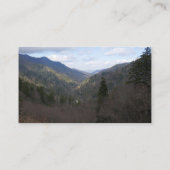 Morton Blick auf die Großen Smoky-Berge Visitenkarte (Rückseite)