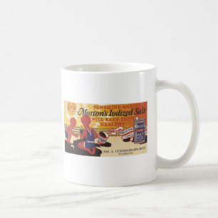 Morton Jodsalz Anzeige Kaffeetasse