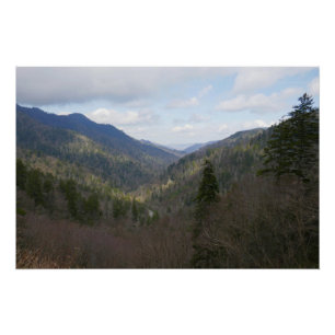 Morton Overlook in den Great Smoky Mountains Poster