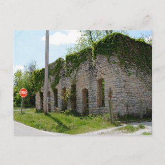 Mortuary and Casket Factory on Route 66 Postkarte