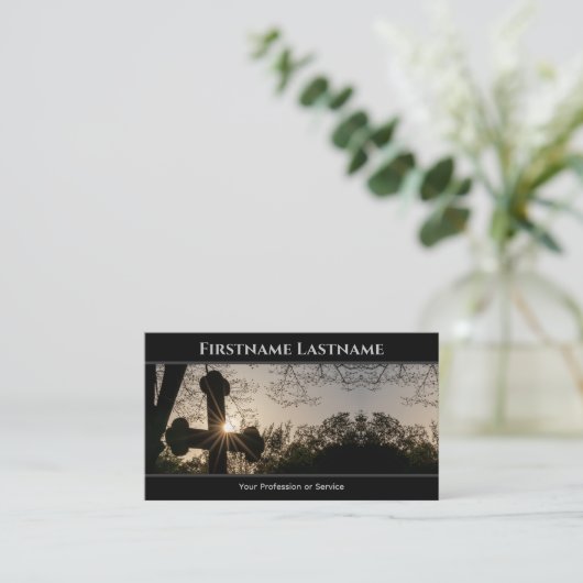 Mortuary des heiligen Kreuzeleganten Koryphäen Visitenkarte (Stehend Vorderseite)