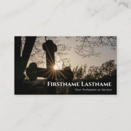 Mortuary des heiligen Kreuzeleganten Koryphäen Visitenkarte