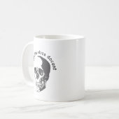 Mortui vivos Dozent - die Toten unterrichten das Kaffeetasse (Vorderseite Links)