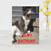 Morty Birthday Karte (Gelbe Blume)