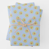 Morty Blume Pattern Geschenkpapier Set (Beispiel)