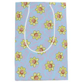 Morty Blume Pattern Mittlere Geschenktüte (Vorderseite)