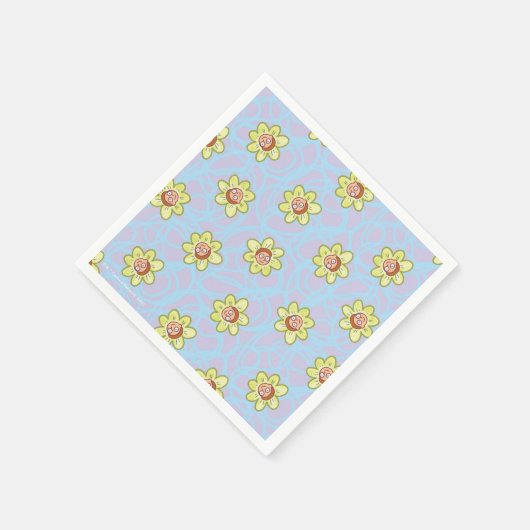 Morty Blume Pattern Serviette (Ecke)