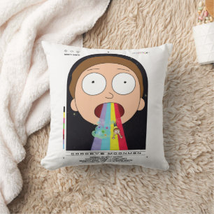 Morty Goodbye Moonmen Zitat Graphic Kissen