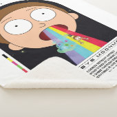Morty Goodbye Moonmen Zitat Graphic Sherpadecke (3/4)