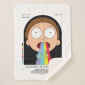 Morty Goodbye Moonmen Zitat Graphic Sherpadecke (Vorderseite)