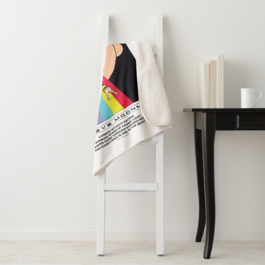 Morty Goodbye Moonmen Zitat Graphic Sherpadecke (Beispiel)