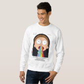 Morty Goodbye Moonmen Zitat Graphic Sweatshirt (Vorne ganz)