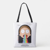 Morty Goodbye Moonmen Zitat Graphic Tasche (Rückseite)