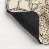 Morvan Atlas Karte Mousepad (Ecke)